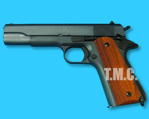 TMC Custom Colt M1911A1 Full Metal with Wood Grip - Click Image to Close