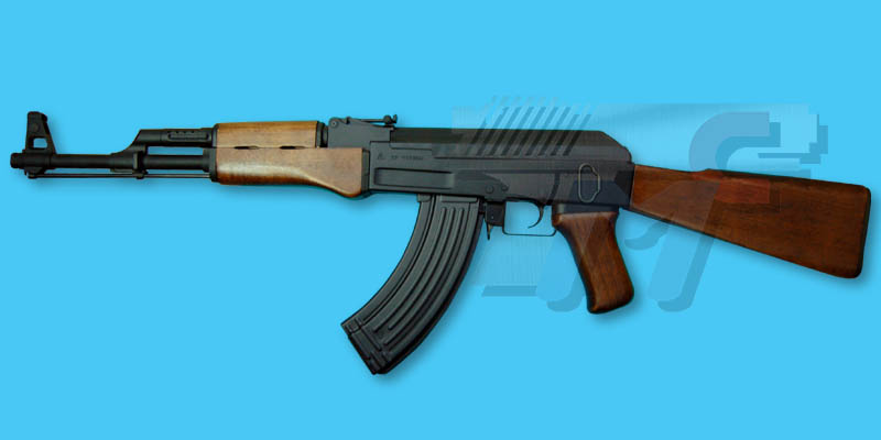King Arms AK47 Wood Version AEG - Click Image to Close