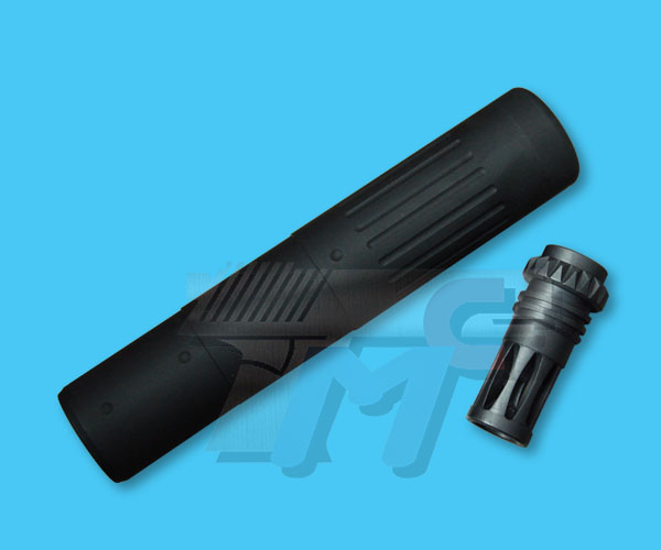 DYTAC Tracer Ready QD Silencer with M4 2000 Flash Hider(14mm+) - Click Image to Close
