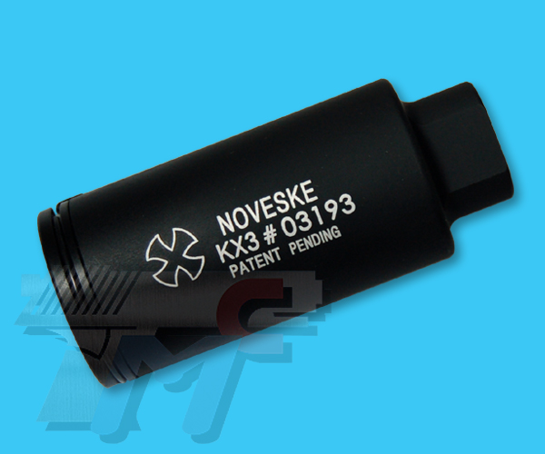 Madbull Noveske KX3 Adjustable Amplifier Flash Hider(Black)(14mm-) - Click Image to Close