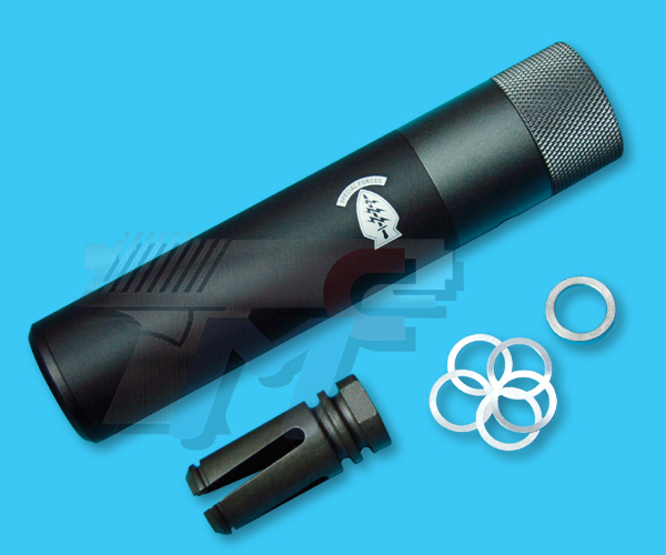 G&P Special Forces 100M Type QD Silencer(Shorty)(14mm+) - Click Image to Close