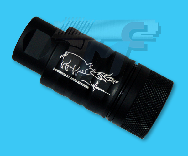Madbull Noveske KFH Adjustable Amplifier Flash Hider(Black)(14mm+) - Click Image to Close