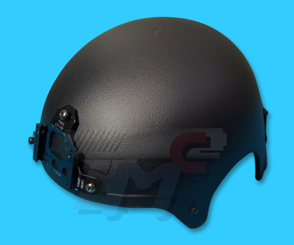 Mil-Force IBH Helmet with NVG Mount(Black) - Click Image to Close