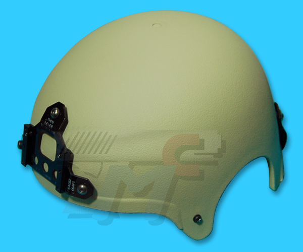 Mil-Force IBH Helmet with NVG Mount(Tan) - Click Image to Close