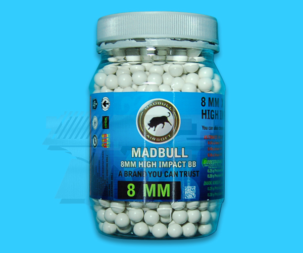Madbull 850rds 0.48g High Impact 8mm BB - Click Image to Close