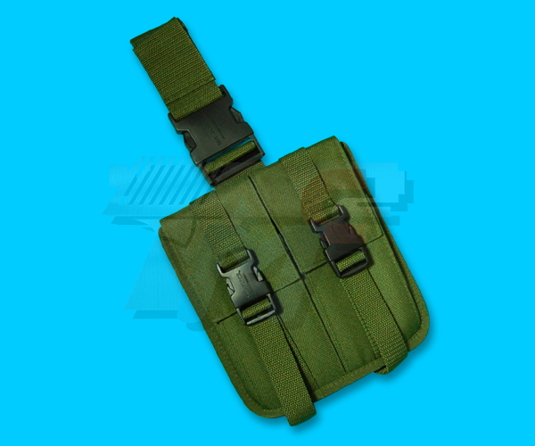 Mil-Force Double Drop Leg Magazine Pouch(OD) - Click Image to Close