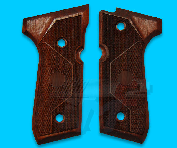 CAW Wood Grip for Marui M9 Series(Eilte) - Click Image to Close