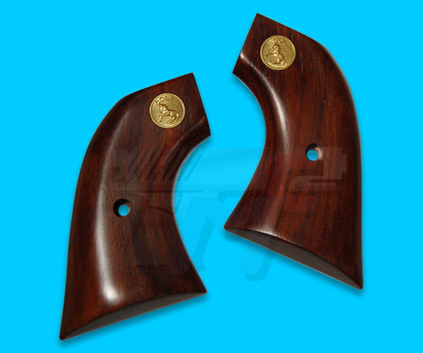 Carom Single Action Army .45 with Colt Logo CG-346 Wood Grip - Click Image to Close