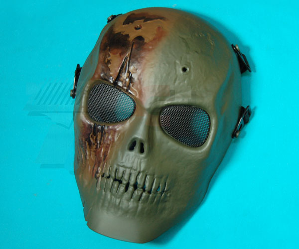 DD Skull Army Full Mask(OD/BR) - Click Image to Close