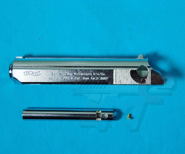 Zeke PPK Aluminum Slide Set for Maruzen PPK/s(Silver) - Click Image to Close