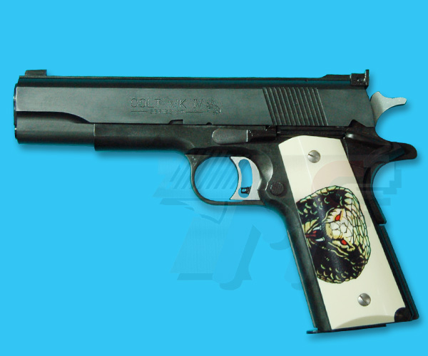 Western Arms Colt Gold Cup Cobra(Carbon Black) - Click Image to Close
