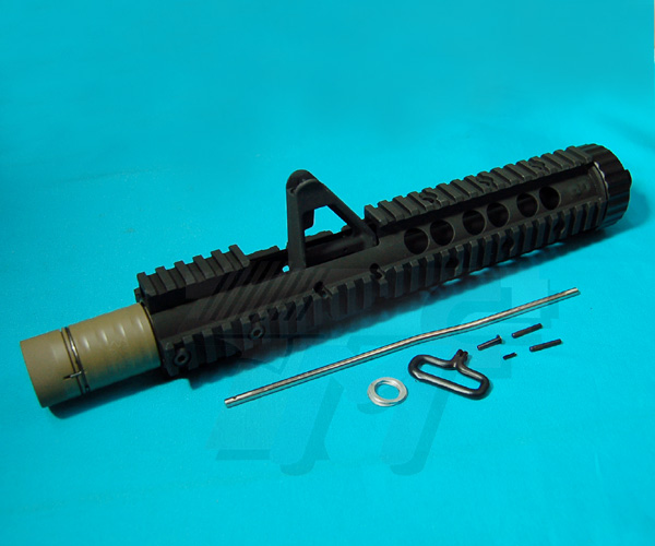 Proud MRE Free Floating Rail System with KFH Flash Hider(Tan) - Click Image to Close