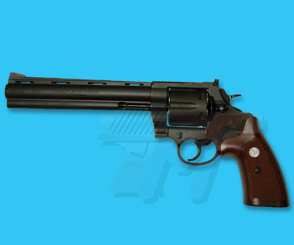 Marushin Colt Anaconda 8inch 8mm X Cartridge Revolver(Black) - Click Image to Close