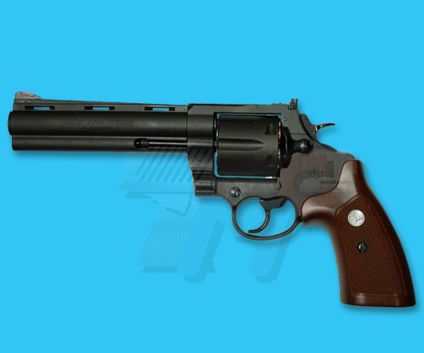 Marushin Colt Anaconda 6inch 8mm X Cartridge Revolver(Black) - Click Image to Close