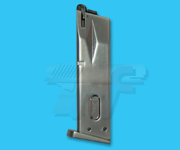 WE 25rds M9 Gas Magazine(Silver) - Click Image to Close