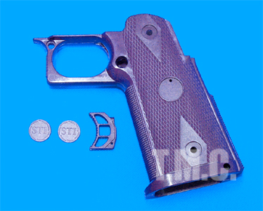 Shooters Design Pistol Grip for Marui Hi-Capa Series(Purple) - Click Image to Close