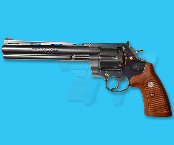 Marushin Colt Anaconda 8inch 8mm X Cartridge Revolver(Silver) - Click Image to Close