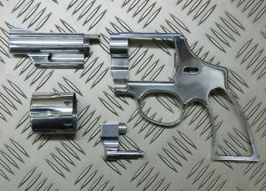 Creation Aluminum Set for TANAKA S&W M29 4inch(Silver) - Click Image to Close