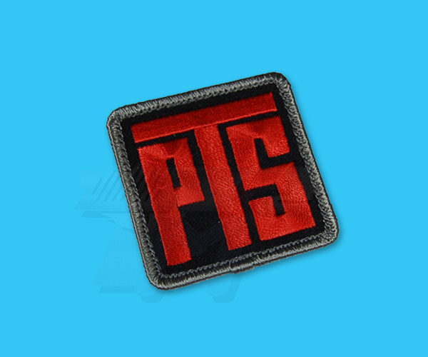 Magpul PTS Logo Patch(Red/Black) - Click Image to Close