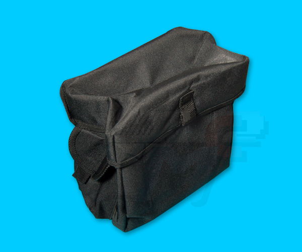 Mil-Force Style 1 GAS MASK BAG(Black) - Click Image to Close