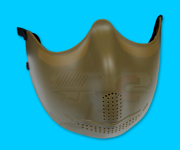 Iron Face Plastic Half Mask(OD) - Click Image to Close