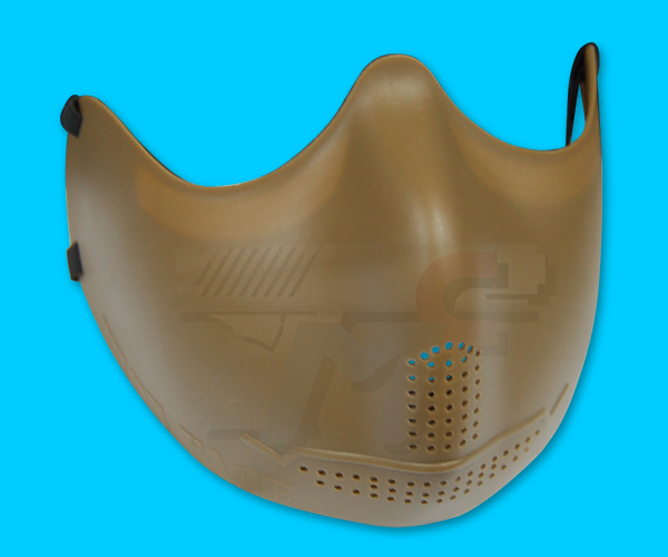 Iron Face Plastic Half Mask(DE) - Click Image to Close