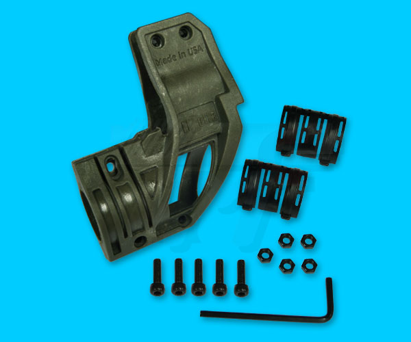 DD ZFH1500 Tactical Flashlight Holder Mount(OD) - Click Image to Close