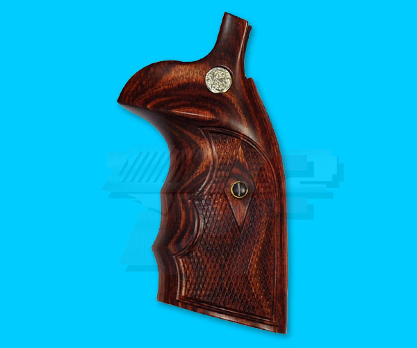 Altamont S&W K Frame Combat Diamond O/S Wood Grip for M500/R8 Series(Rose) - Click Image to Close