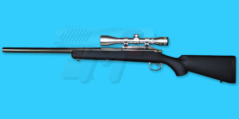 Tokyo Marui VSR-10 Stainless Pro Hunter Black Stock Rifle - Click Image to Close