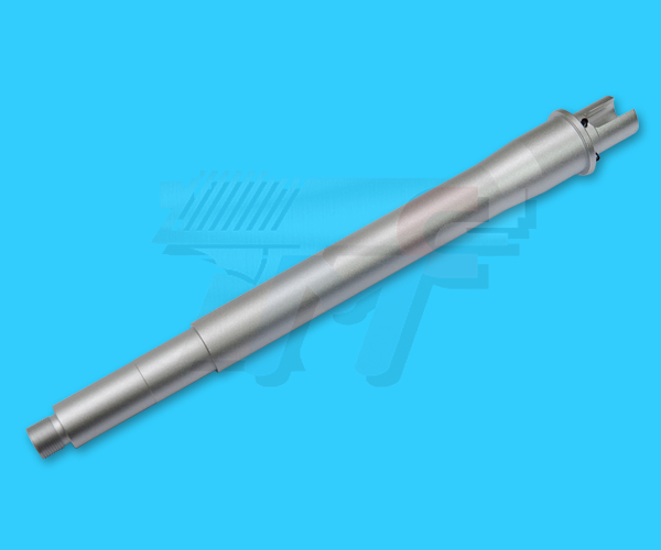 G&P 10inch Aluminum Outer Barrel for M4 AEG(Silver) - Click Image to Close