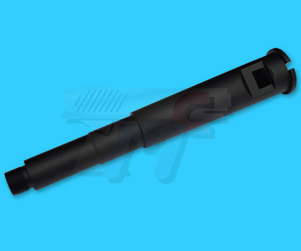 G&P 7inch Aluminum Outer Barrel for WA M4 GBB(Black) - Click Image to Close
