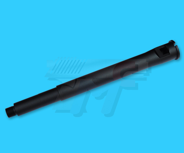 G&P 10inch Aluminum Outer Barrel for WA M4 GBB(Black) - Click Image to Close