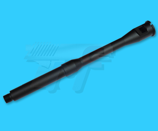 G&P 11inch Aluminum Outer Barrel for WA M4 GBB(Black) - Click Image to Close
