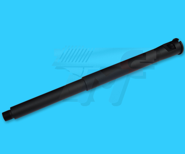 G&P 12inch Aluminum Outer Barrel for WA M4 GBB(Black) - Click Image to Close
