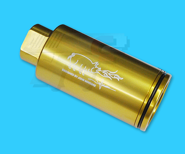 Madbull Noveske KX3 Adjustable Amplifier Flash Hider(Golden)(14mm-) - Click Image to Close