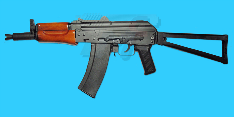 SRC AKS-74U Gas Blow Back(Full Metal & Wood) - Click Image to Close