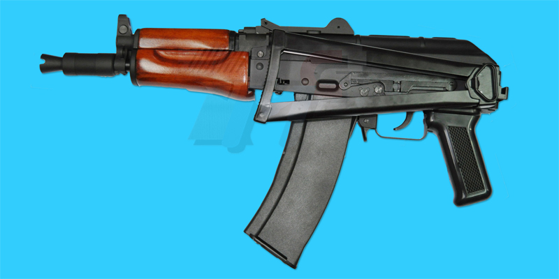 SRC AKS-74U Gas Blow Back(Full Metal & Wood) - Click Image to Close