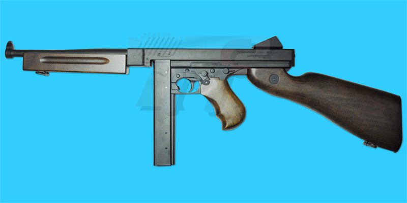 King Arms Thompson M1A1 Military(Full Metal) AEG - Click Image to Close