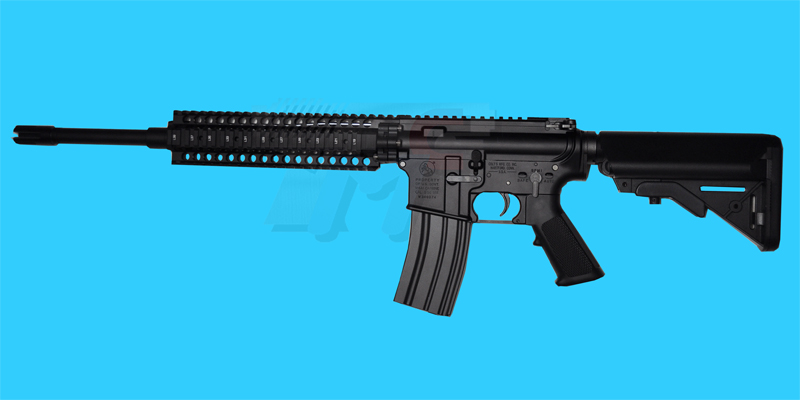 Tokyo Marui M4 RECCE Rifle EBB AEG(Black) - Click Image to Close