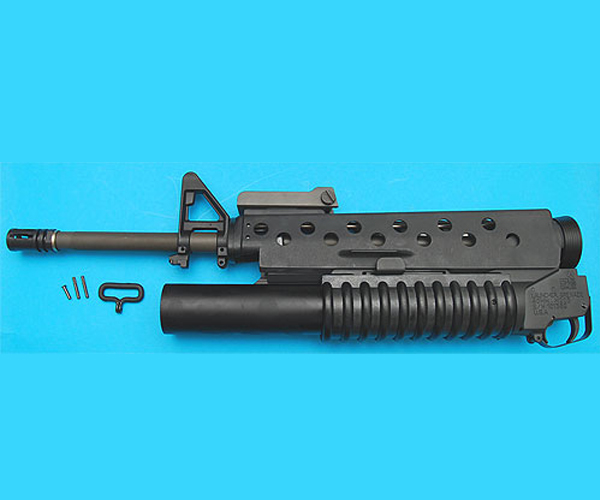 G&P M16A2 with M203 Front Set for WA M4 GBB - Click Image to Close