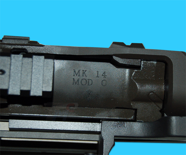 TAF CUSTOM WE M14 EBR Gas Blow Back(Short Version)(Titanium) - Click Image to Close
