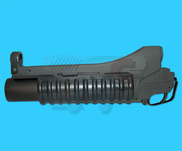 G&P Military Type M203 Grenade Launcher for M4/M16 AEG(Short) - Click Image to Close