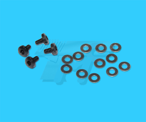 Airsoft Surgeon Stainless Steel Hexagon Screw set for Marui 1911 - Click Image to Close