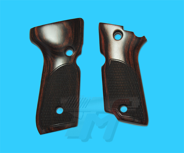 Altamont Wood Grip for M93R(Rose) - Click Image to Close