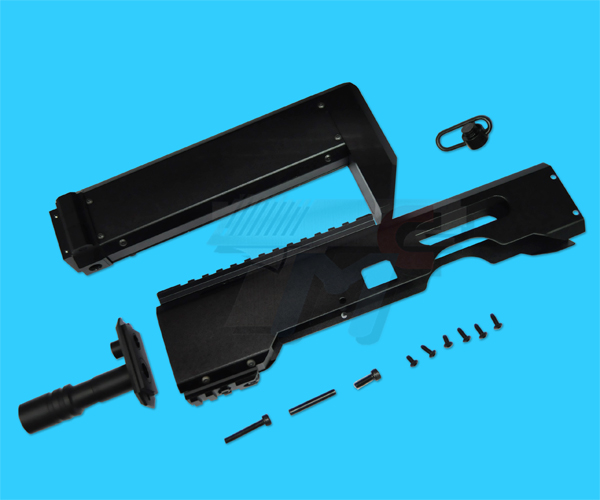 DD Glock Carbine Conversion Kit for Marui G17 / G18C GBB(Black)(Full Metal) - Click Image to Close