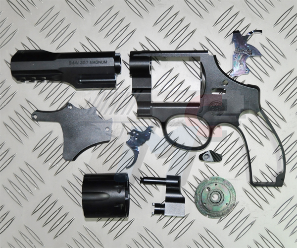 Creation Aluminum Set for TANAKA S&W M&P R8 .357 Magnum Revolver(Black)Per-Order - Click Image to Close