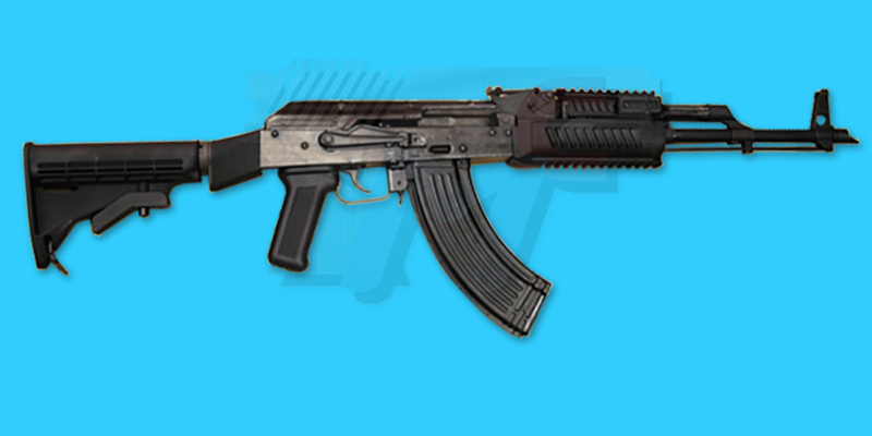 TAF AK PMC Gas Blow Back Rifle - Click Image to Close