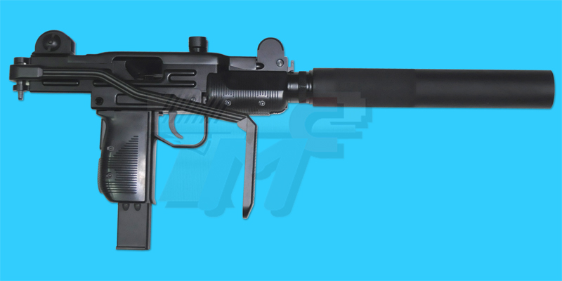 TMC Custom KWC Mini UZI Gas Blow Back with Guarder Silencer with Silencer - Click Image to Close