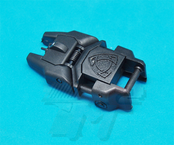 A.P.S. Auxiliary Folding Front Sight (Black) - Click Image to Close