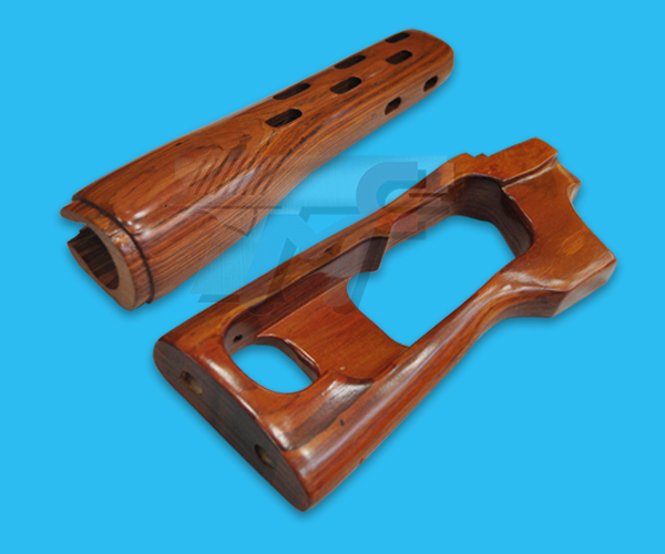 UFC Wood Stock Set for A&K SVD Sniper Rifle - Click Image to Close